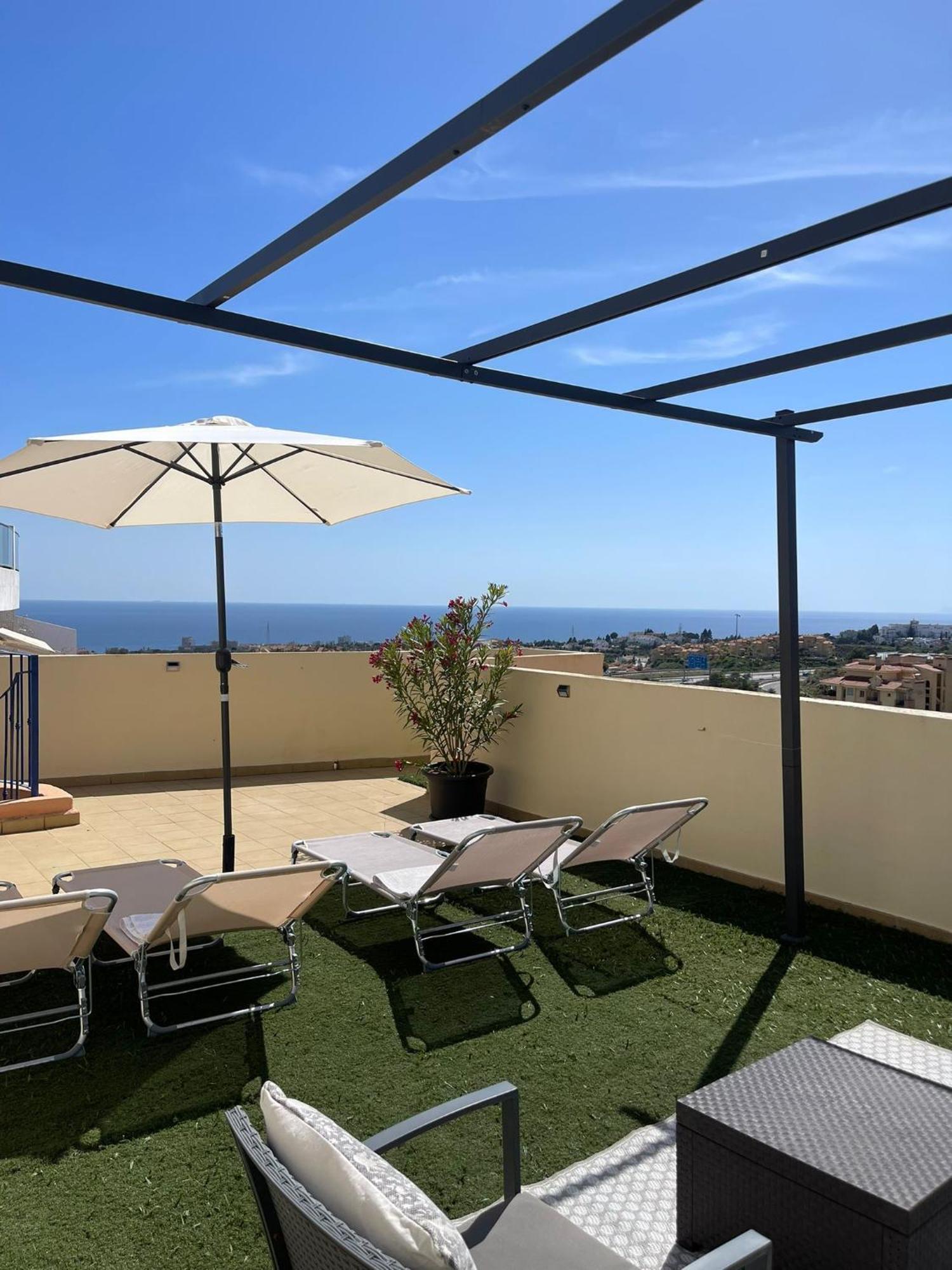 Panoramic Seaview Lejlighed Mijas Eksteriør billede
